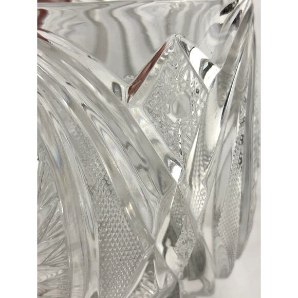 Antique EAPG Three Mold Victorian Pressed Glass Jar Ice Bucket 6.5" - Picture 14 of 16